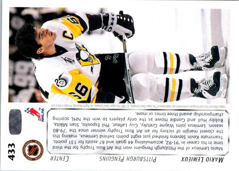 1992 Upper Deck Mario Lemieux