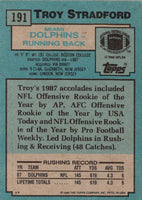 1988 Topps Troy Stradford #191 Rookie