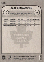 2011 O-Pee-Chee Carl Gunnarsson #366