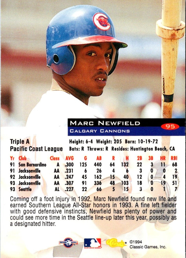 1994 Classic Marc Newfield