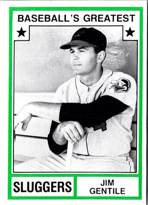1987 TCMA 1982 Greatest Sluggers Jim Gentile #37