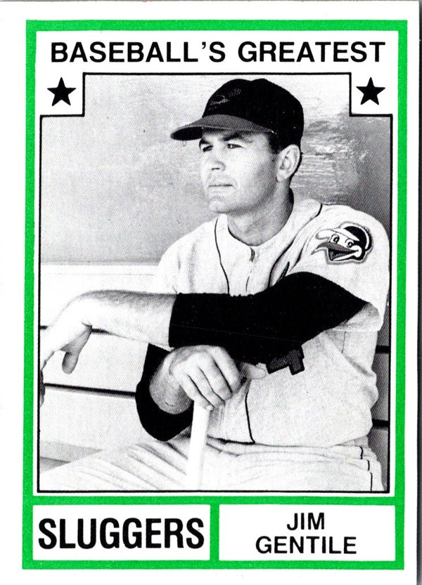 1987 TCMA 1982 Greatest Sluggers Jim Gentile #37
