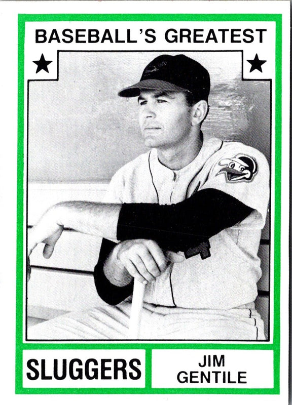 1987 TCMA 1982 Greatest Sluggers Jim Gentile #37