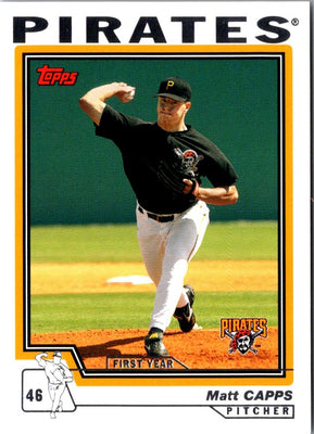2004 Topps Traded & Rookies Matt Capps #T173 Rookie