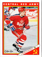 1991 O-Pee-Chee Central Red Army Viacheslav Butsayev #12R
