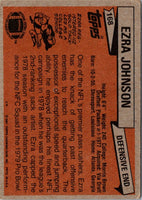 1981 Topps Ezra Johnson #168 Rookie