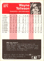 1985 Fleer Wayne Tolleson #571