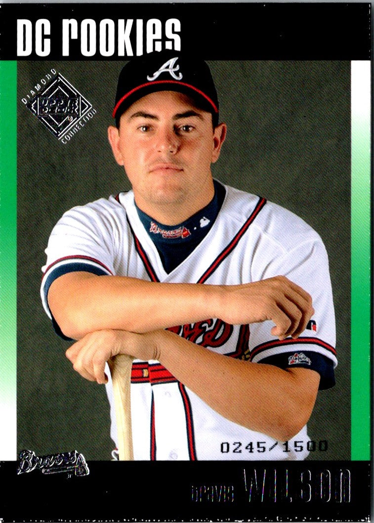 2002 Upper Deck Diamond Connection Travis Wilson