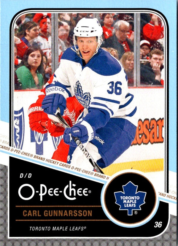 2011 O-Pee-Chee Carl Gunnarsson #366