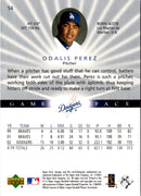 2003 Upper Deck Game Face Odalis Perez