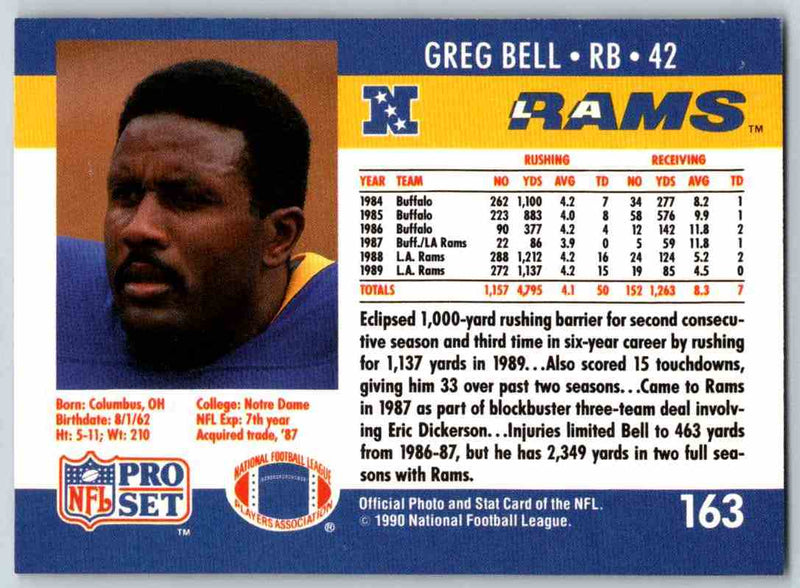 1990 Score 100 Hottest Greg Bell