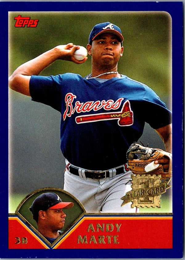 2003 Topps Andy Marte #300 Rookie