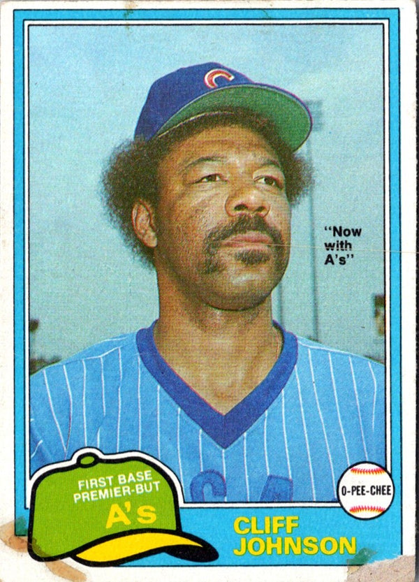 1981 Topps Cliff Johnson #17