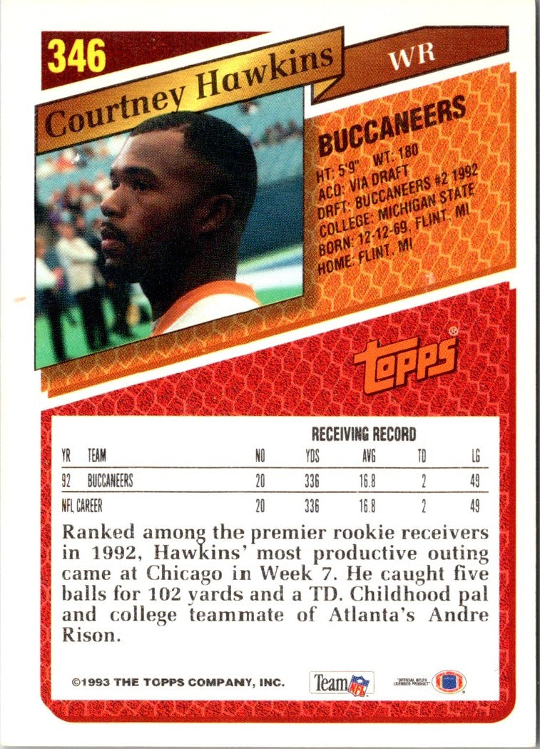1993 Topps Gold Courtney Hawkins