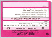 1989 Classic Travel Robin Ventura #177