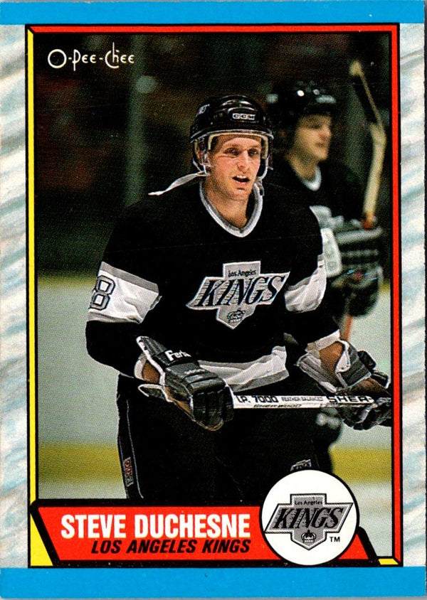 1989 O-Pee-Chee Steve Duchesne #123