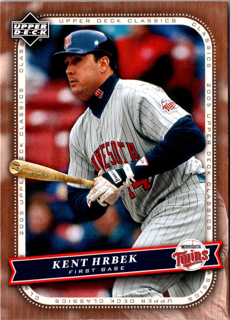 2005 Upper Deck Classics Kent Hrbek