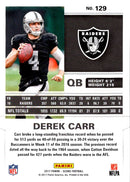 2016 Panini Playoff Derek Carr