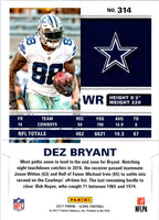2017 Score Dez Bryant #314