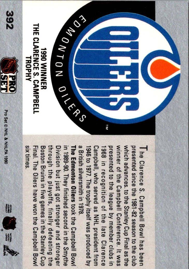 1990 Pro Set Clarence S. Campbell Trophy