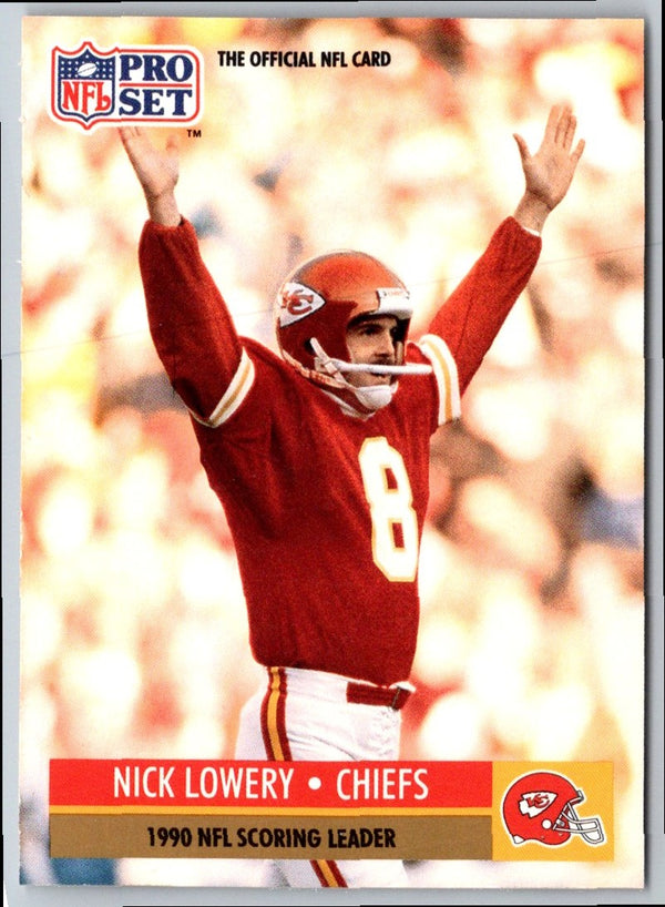 1991 Pro Set Nick Lowery #14