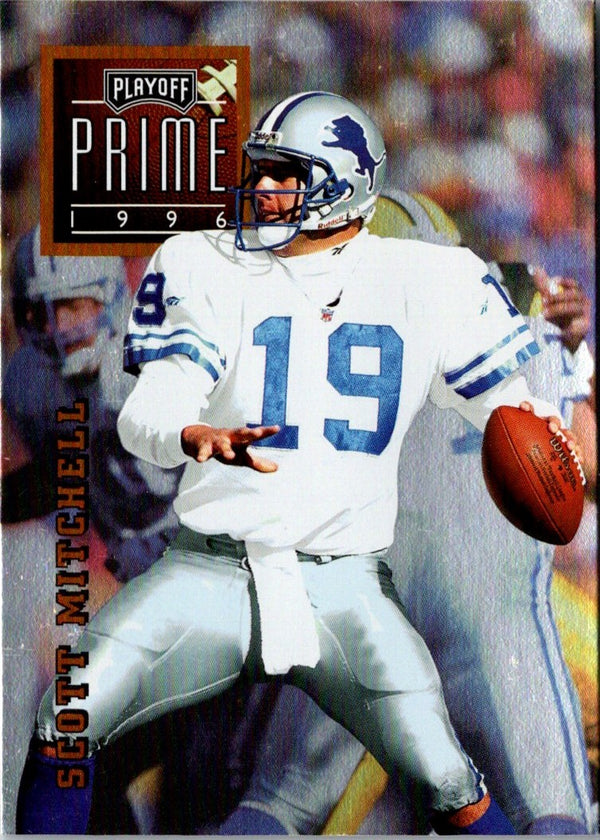 1996 Playoff Prime Scott Mitchell #27