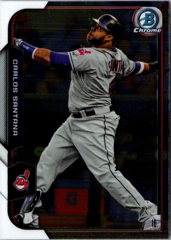 2015 Bowman Chrome Carlos Santana #32