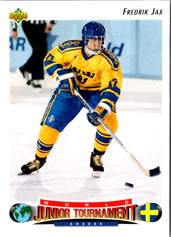 1992 Upper Deck Fredrik Jax #230 Rookie