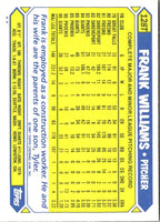 1987 Topps Traded Frank Williams #128T