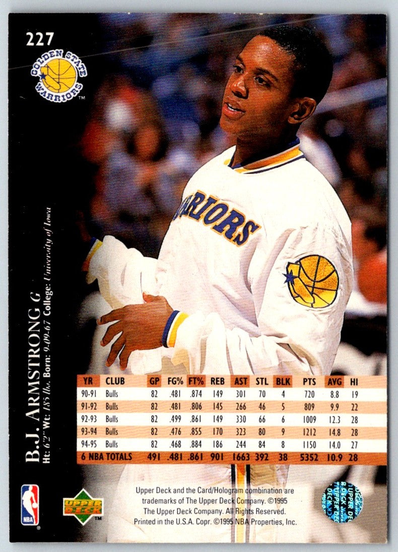 1995 Upper Deck B.J. Armstrong