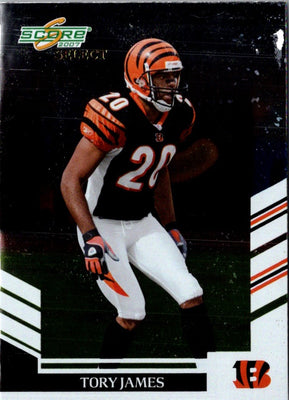 2007 Score Select Tory James #192