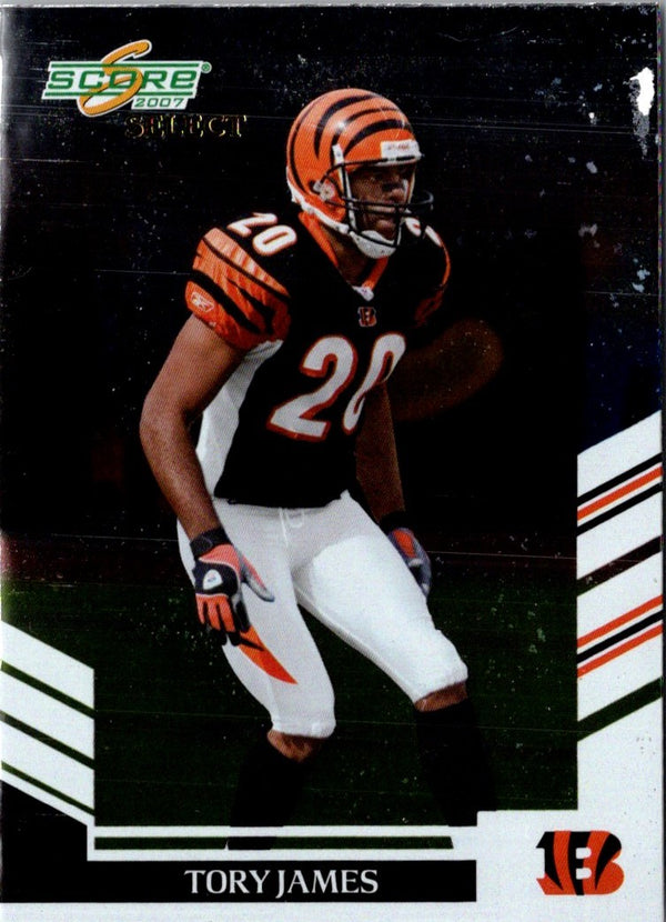 2007 Score Select Tory James #192