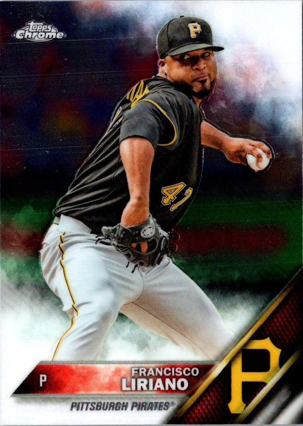 2016 Topps Chrome Francisco Liriano #178