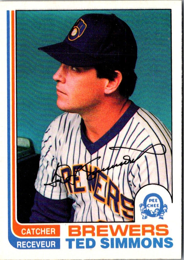 1982 O-Pee-Chee Ted Simmons #150