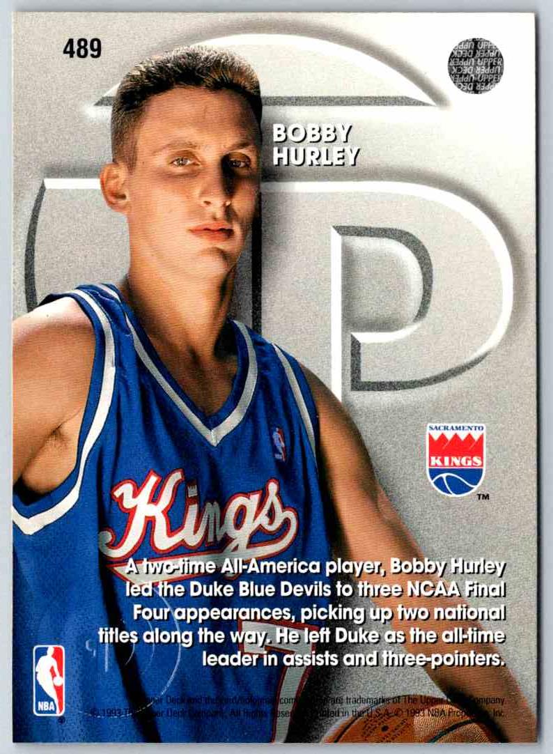 1995 Upper Deck Bobby Hurley