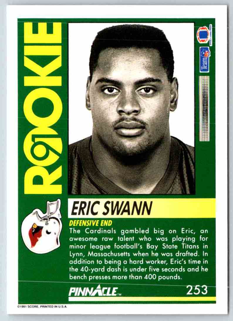 1991 Pinnacle Eric Swann