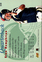 1996 Playoff Prime Stan Humphries #38
