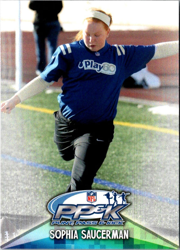 2014 Topps Punt Pass and Kick Champions Sophia Saucerman #NNO