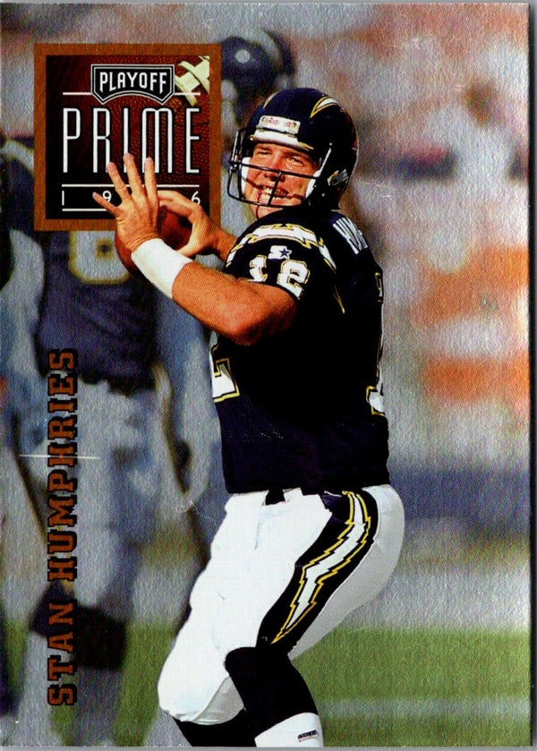 1996 Playoff Prime Stan Humphries #38