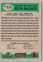 1991 Bowman Football Keith McCants #514