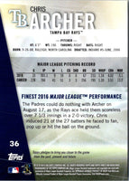 2017 Finest Chris Archer #36