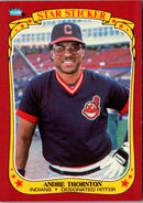 1986 Fleer Star Stickers Andre Thornton