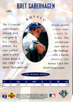 1995 SP Championship Classic Performances Bret Saberhagen #CP9