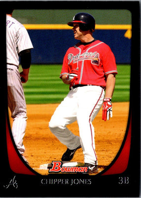 2011 Bowman Chipper Jones #17 NM-MT