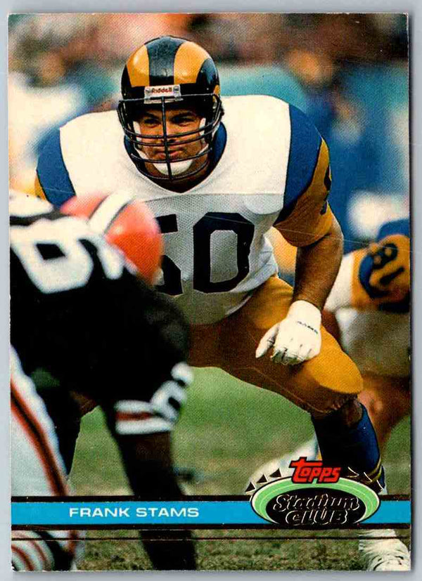 1991 Topps Stadium Club Football Frank Stams #142