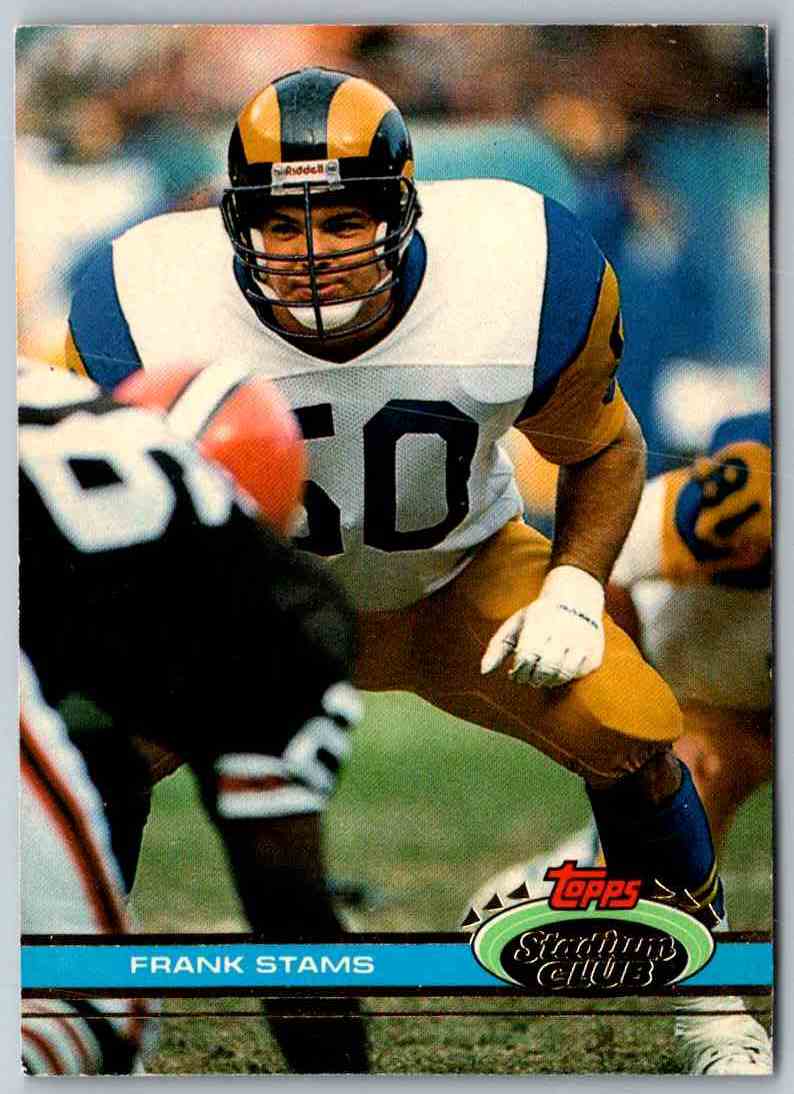 1991 Topps Stadium Club Football Frank Stams