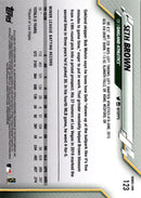 2020 Topps Seth Brown