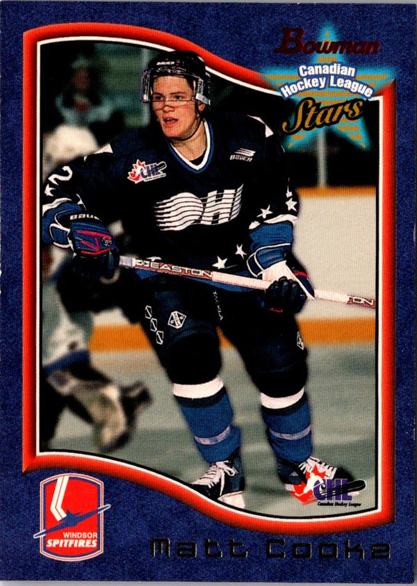 1997 Bowman CHL Matt Cooke #22