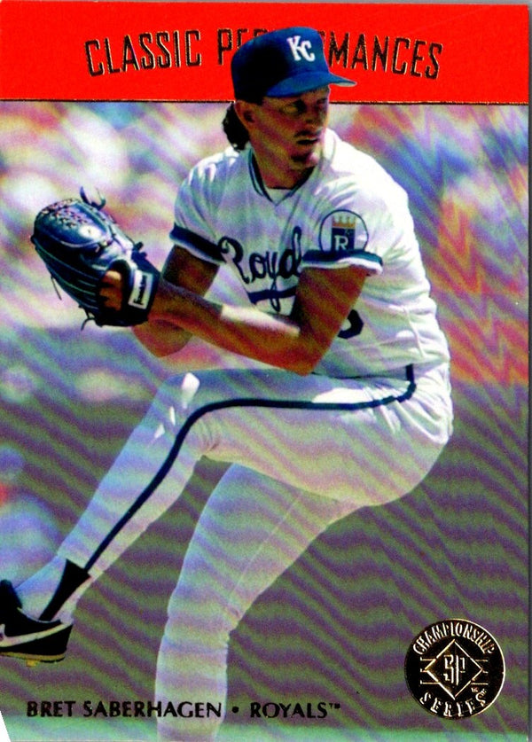 1995 SP Championship Classic Performances Bret Saberhagen #CP9