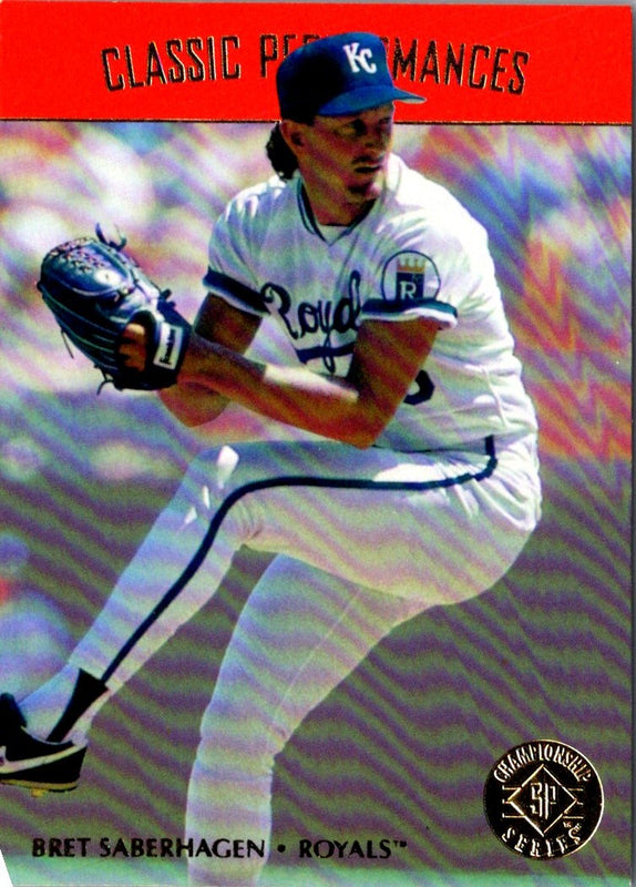 1995 SP Championship Classic Performances Bret Saberhagen #CP9